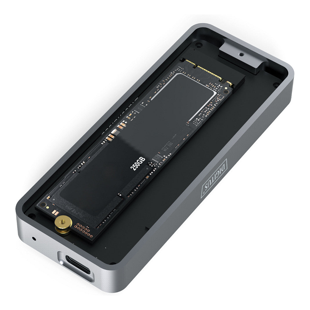 DIGITUS USB M.2 Festplattengehäuse, SSD, inkl. Montagemater.