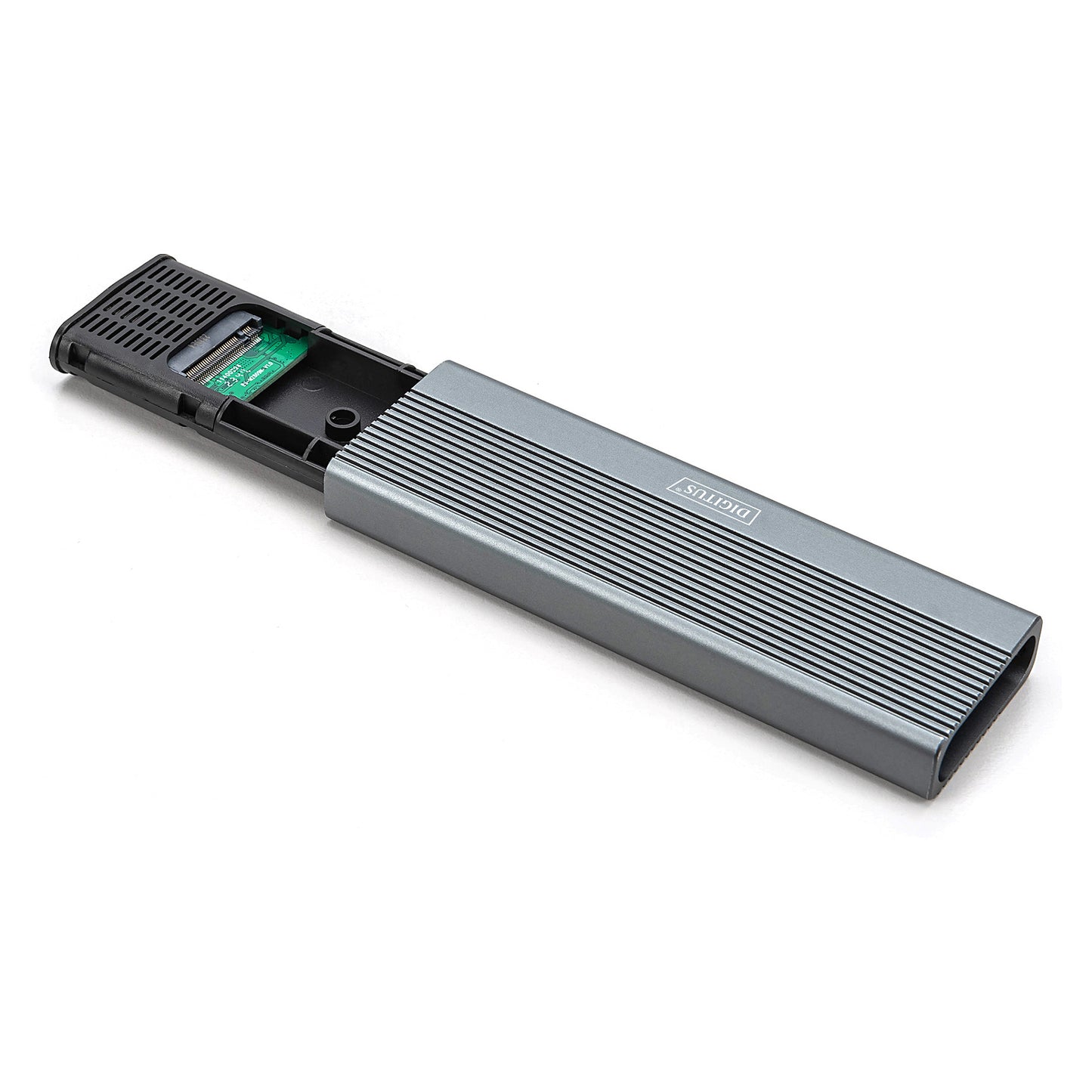DIGITUS Gehäuse USB 3.1 Gen2 SSD M2 NVMe Alu