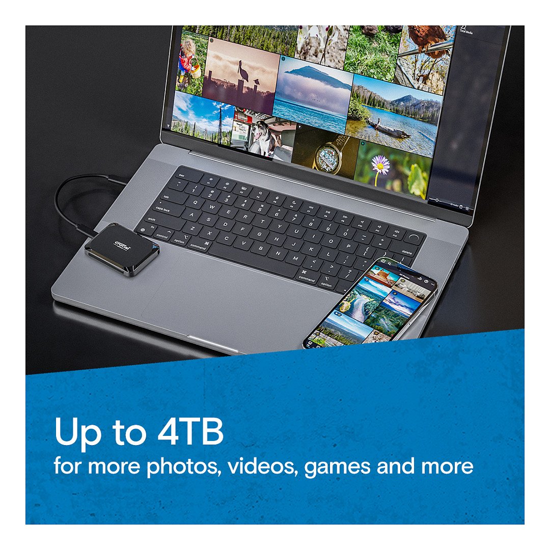 2TB Crucial X9 USB 3.2 Gen 2