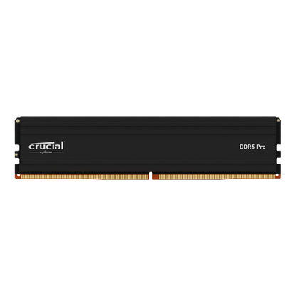 16 GB Crucial Pro Modul - DIMM 288-PIN Low Profile - 6000 MHz / PC5-48000 - CL48 - 1.1 V - ungepuffert - on-die ECC - mattschwarz