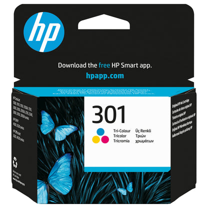 HP 301 original Ink cartridge CH562EE UUS tri-colour standard capacity 3ml 165 pages 1-pack
