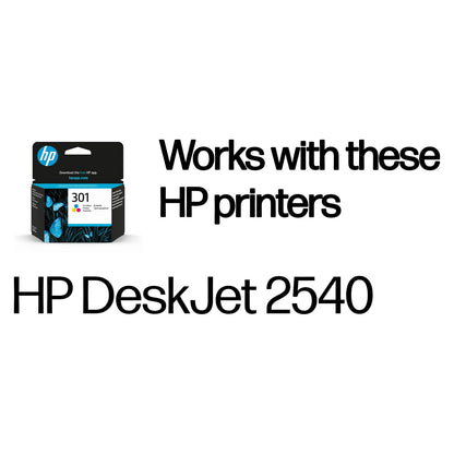 HP 301 original Ink cartridge CH562EE UUS tri-colour standard capacity 3ml 165 pages 1-pack