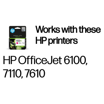 HP 933XL original Ink cartridge CN055AE BGX magenta high capacity 825 pages 1-pack Officejet