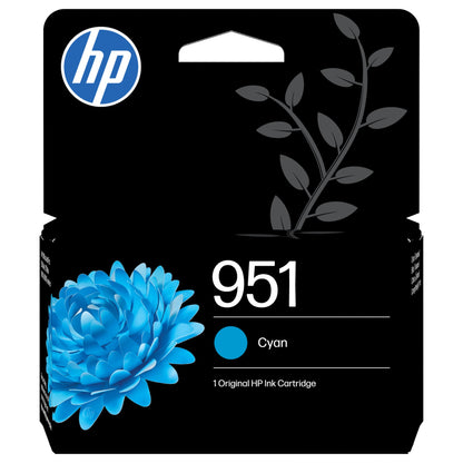 HP 951 original Ink cartridge CN050AE BGX cyan standard capacity 700 pages 1-pack Officejet