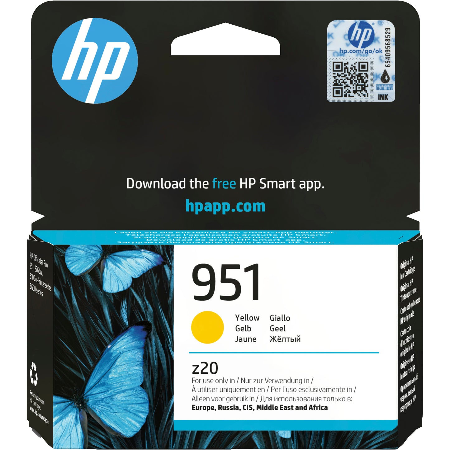 HP 951 Original Tinte gelb Standardkapazitt 700 Seiten 1er-Pack Officejet