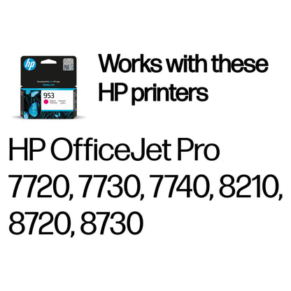 HP 953 original Ink cartridge F6U13AE BGX Magenta 700 Pages