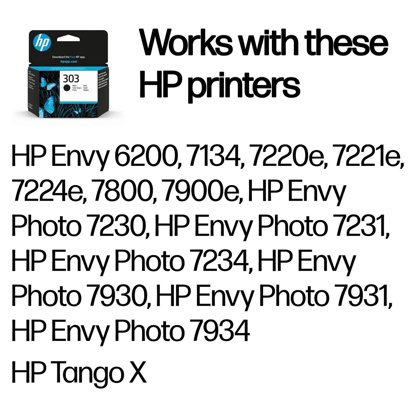 HP 303 Black Ink Cartridge