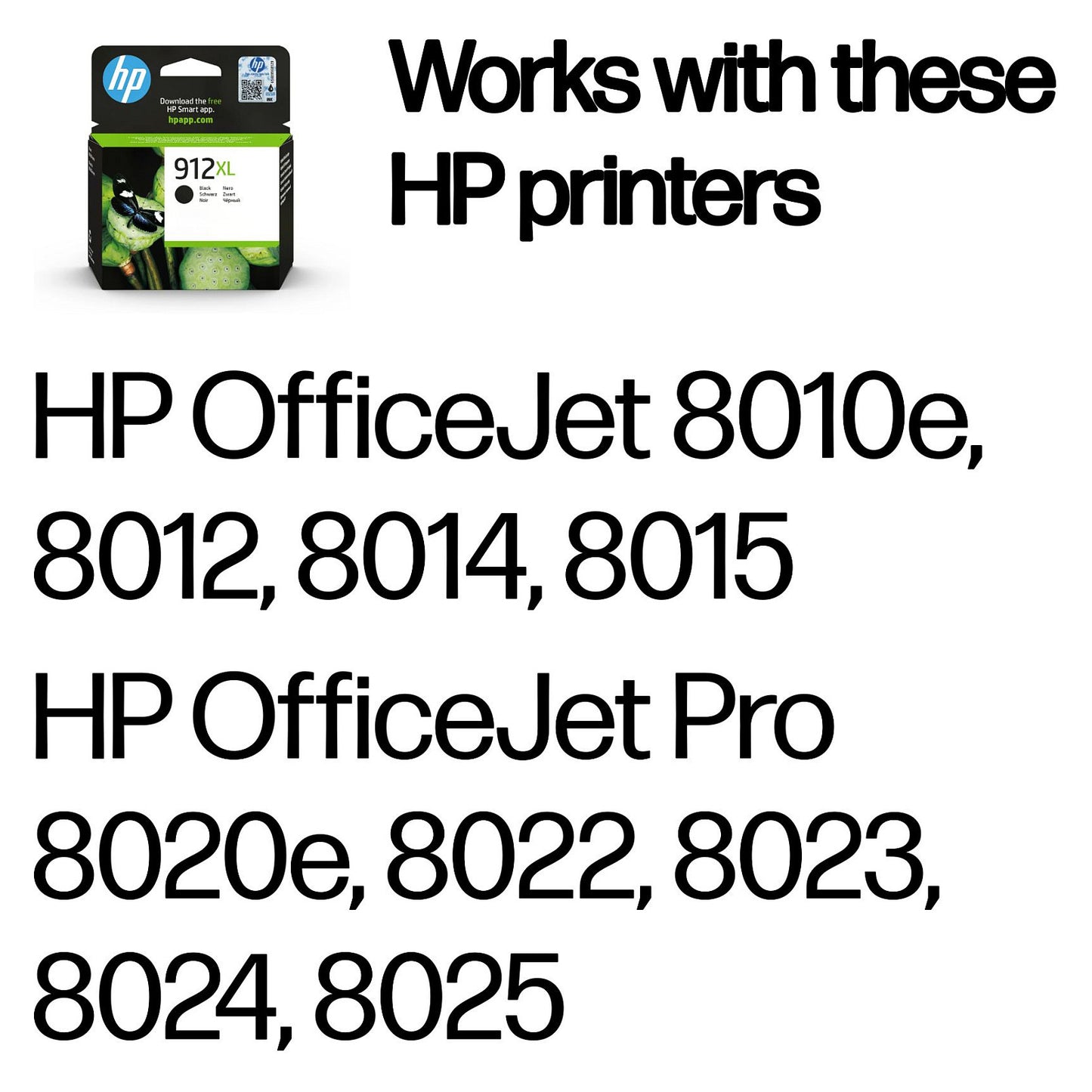 HP 912XL High Yield Black Ink