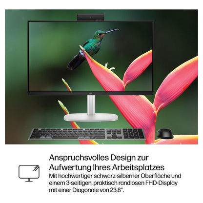 HP Elite Studio 8 AiO Intel Core Ultra 7 265 60,45cm 23,8Zoll FHD 32GB 1TB/SSD W11P 3J Gar (DE)
