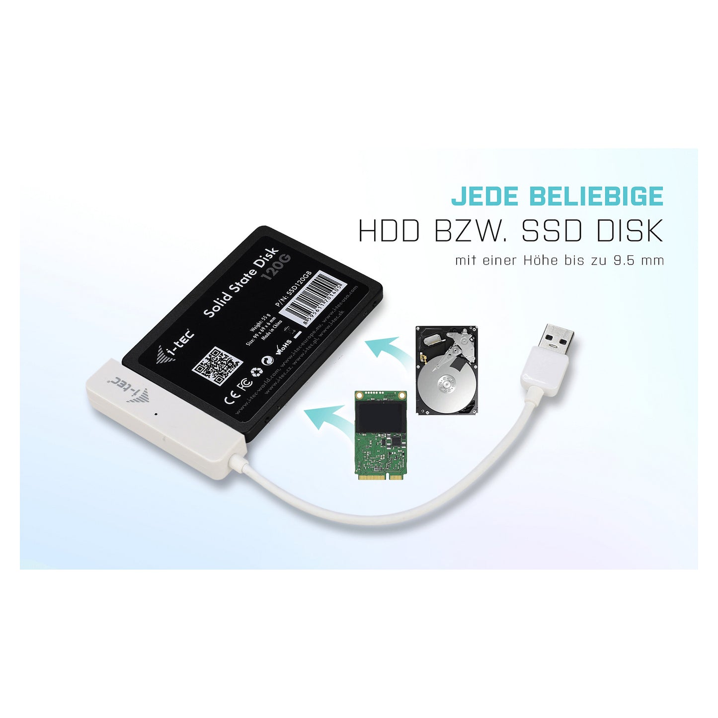 I-TEC USB EXTERNAL CASE 2.5IN
