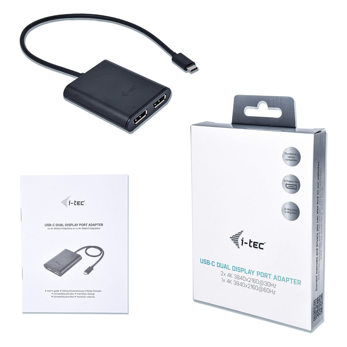 I-TEC USB-C 4K DUAL DP ADPTR.