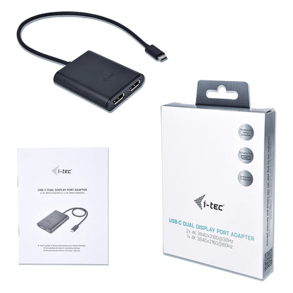 I-TEC USB-C 4K DUAL DP ADPTR.