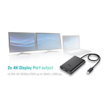 I-TEC USB-C 4K DUAL DP ADPTR.