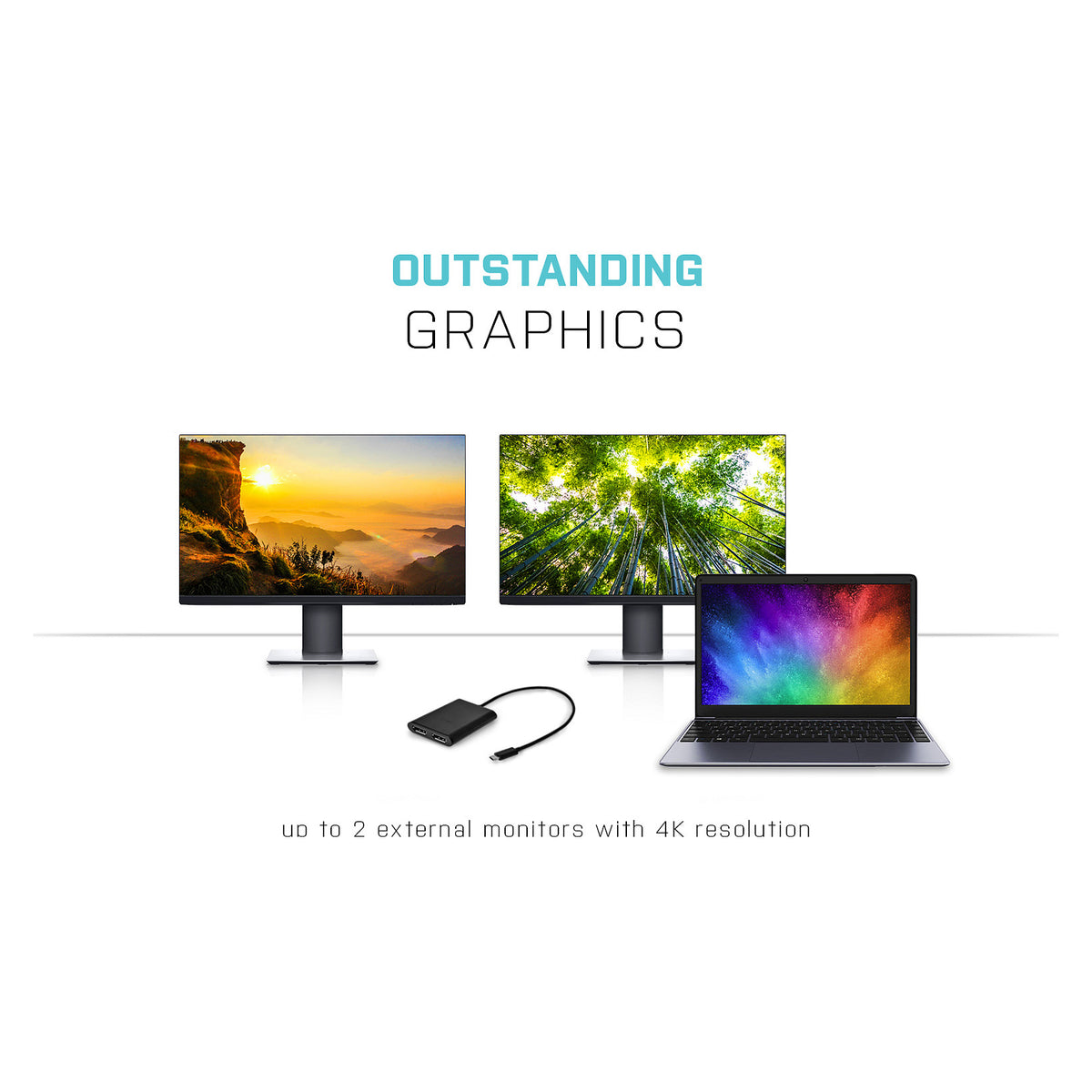 I-TEC USB-C 4K DUAL DP ADPTR.