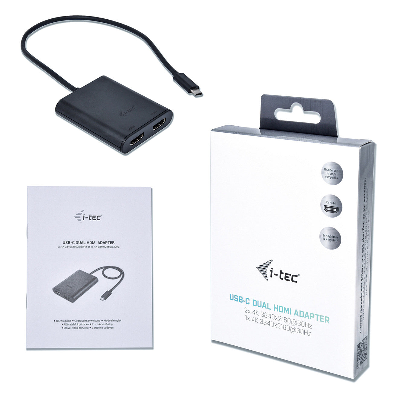 I-TEC USB-C 4K DUAL HDMI ADPTR
