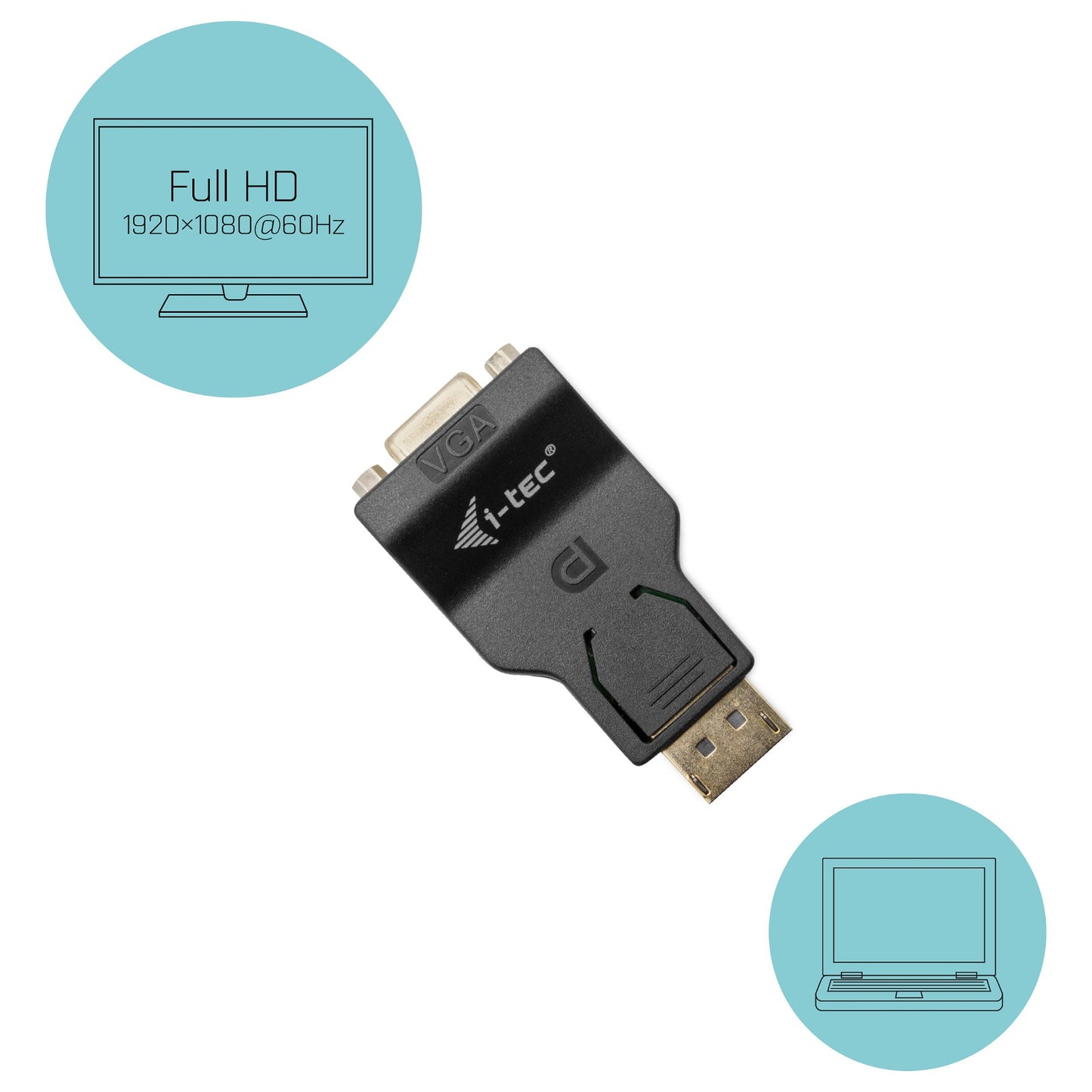 I-TEC DISP PORT TO VGA ADAPTER