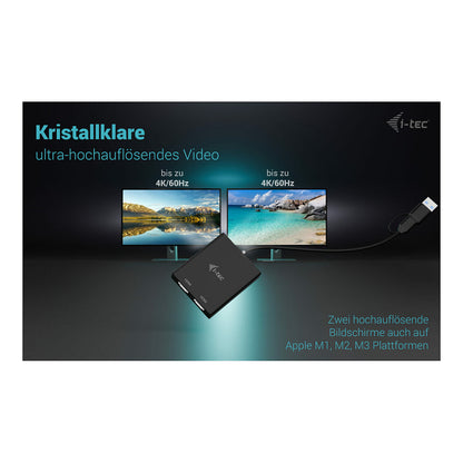 I-TEC USB-A/C 2X HDMI ADAPTER