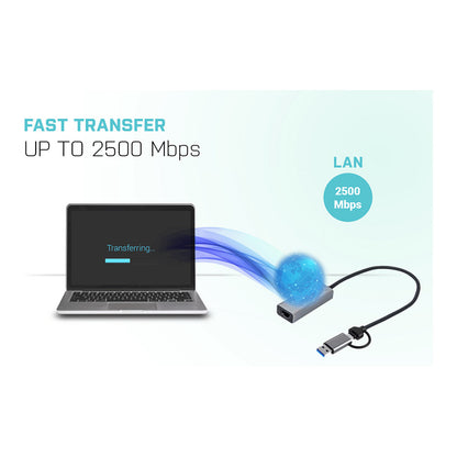 I-TEC USB-C 2.5GBPS LAN ADAPTER