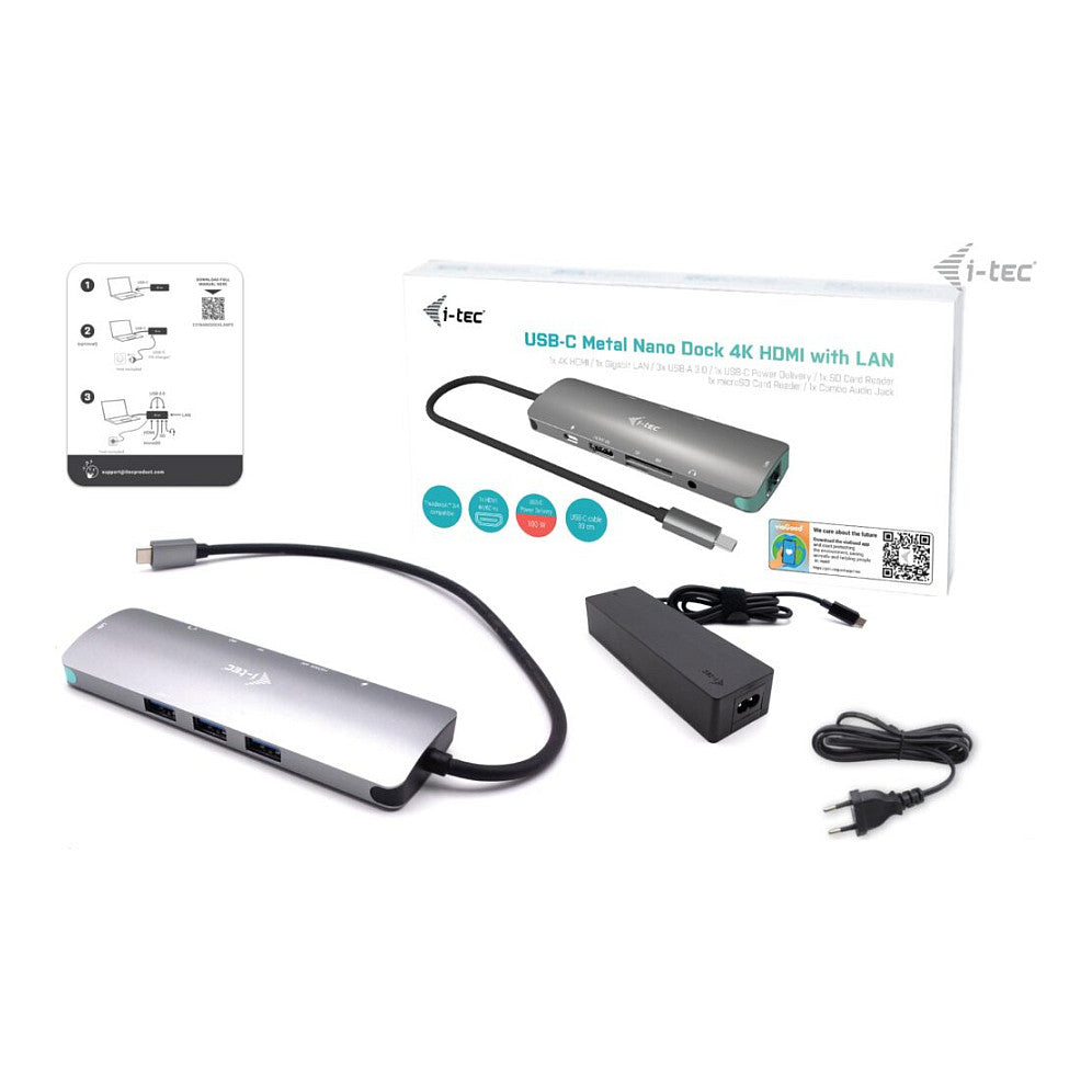 I-TEC NANO LAN DOCK + P/S 100W