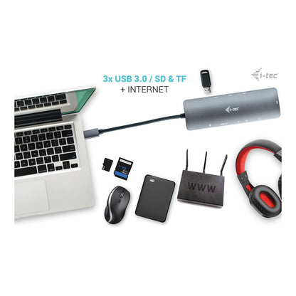 I-TEC NANO LAN DOCK + P/S 100W