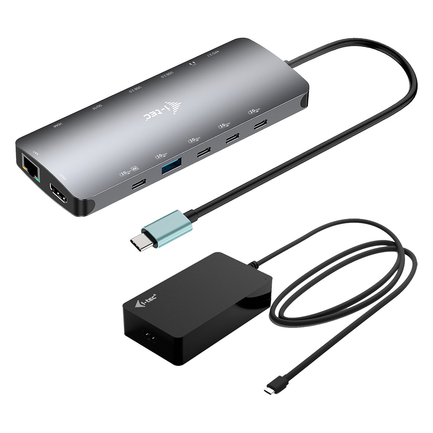 I-TEC USB-C Metal Nano 3x Display Docking Station 2x HDMI 1x USB-C video LAN Audio