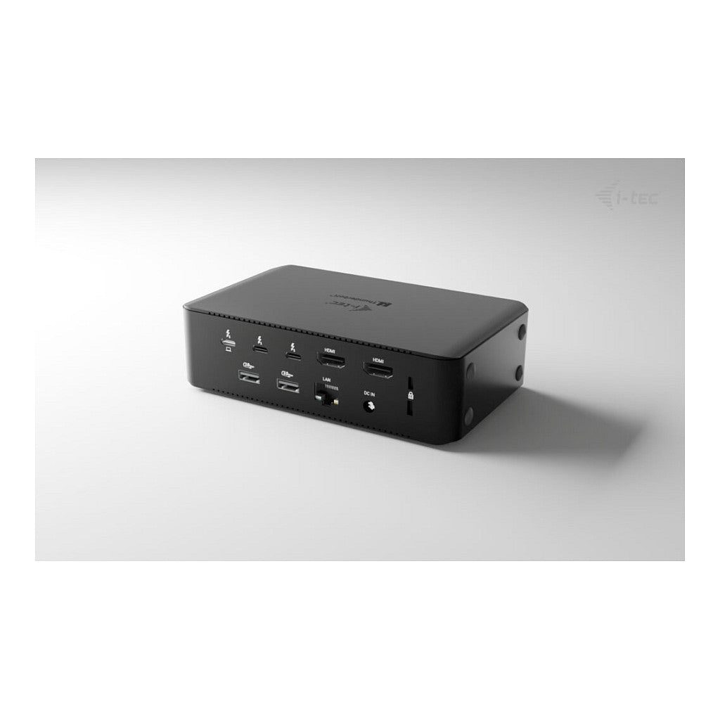 I-TEC Thunderbolt 5 Quattro Display DS 2xTB5 2xHDMI 1x2.5GLAN 1xAudio/Mic 1xUSB-C Gen2
