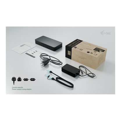 I-TEC Universal Intelligent Dual Display DS 2xHDMI 2xDP 1xGLAN 2xUSB-C Gen2 3xUSB-A Gen2