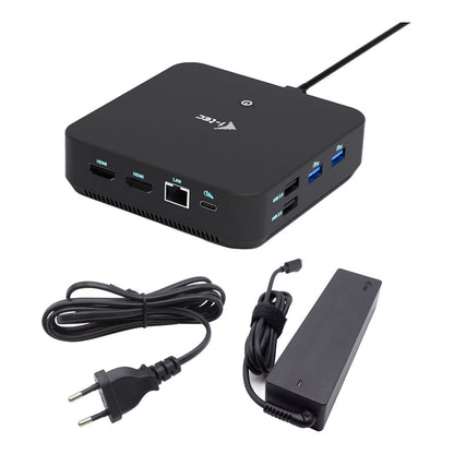 I-TEC USB-C DS 2 x HDMI 1x DP 1x GLAN 1x USB-C 3.2 3x USB-A 3.2 2x USB 2.0 1x 3.5mm Audio