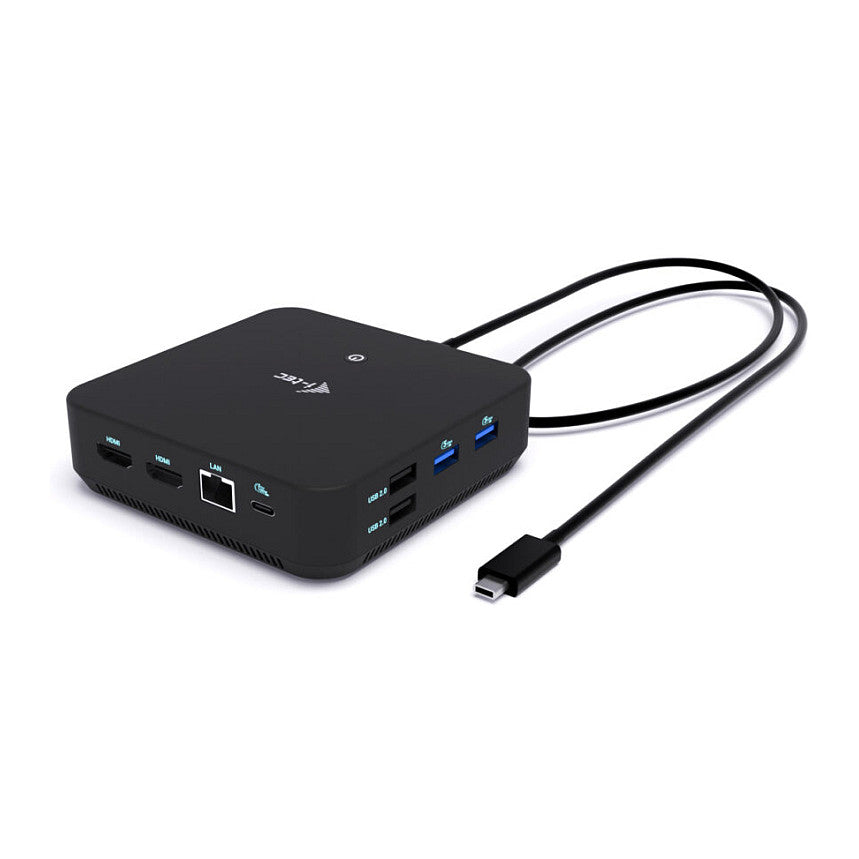 I-TEC USB-C DS 2 x HDMI 1x DP 1x GLAN 1x USB-C 3.2 3x USB-A 3.2 2x USB 2.0 1x 3.5mm Audio