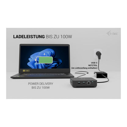 I-TEC USB-C DS 2 x HDMI 1x DP 1x GLAN 1x USB-C 3.2 3x USB-A 3.2 2x USB 2.0 1x 3.5mm Audio