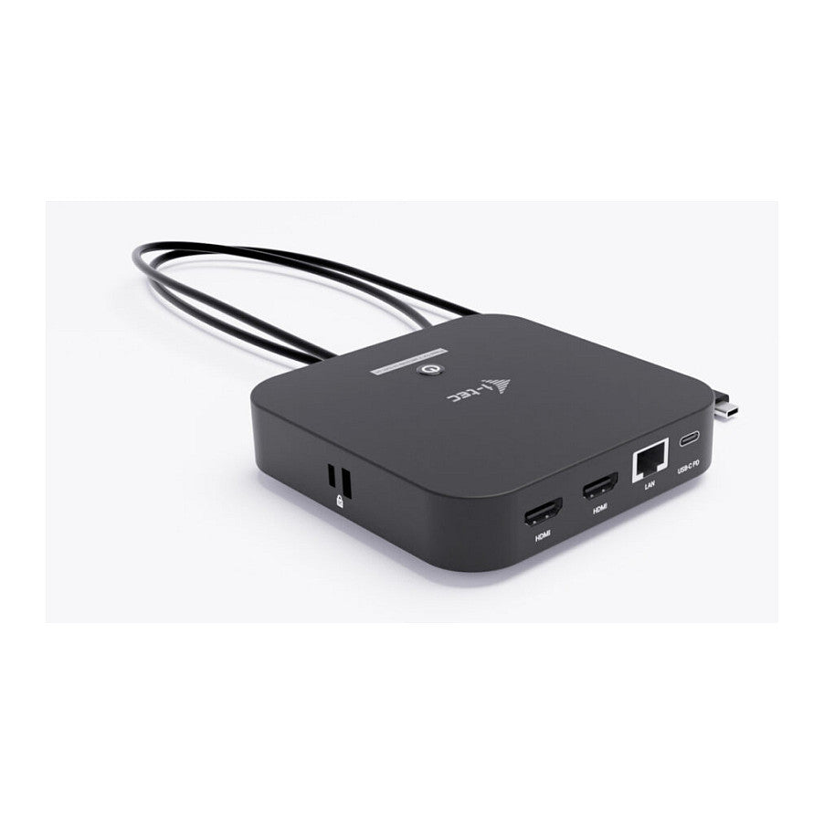 I-TEC USB-C Dual HDMI DS 2xHDMI 1xGLAN 2xUSB-A 3.2 2xUSB 2.0 1xUSB-C Gen2 1xUSB-C Gen1 k 1x100W USB-C PD+Charger 100W