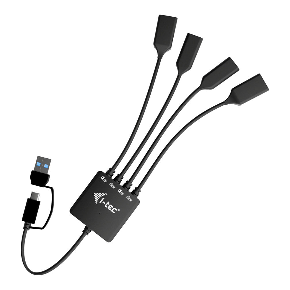 I-TEC USB-C/USB-A Cable HUB 4 port 2x USB-C 3.2 Gen 1 2x USB-A 3.2 Gen 1