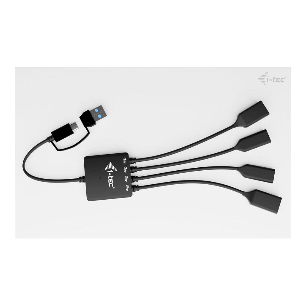 I-TEC USB-C/USB-A Cable HUB 4 port 2x USB-C 3.2 Gen 1 2x USB-A 3.2 Gen 1