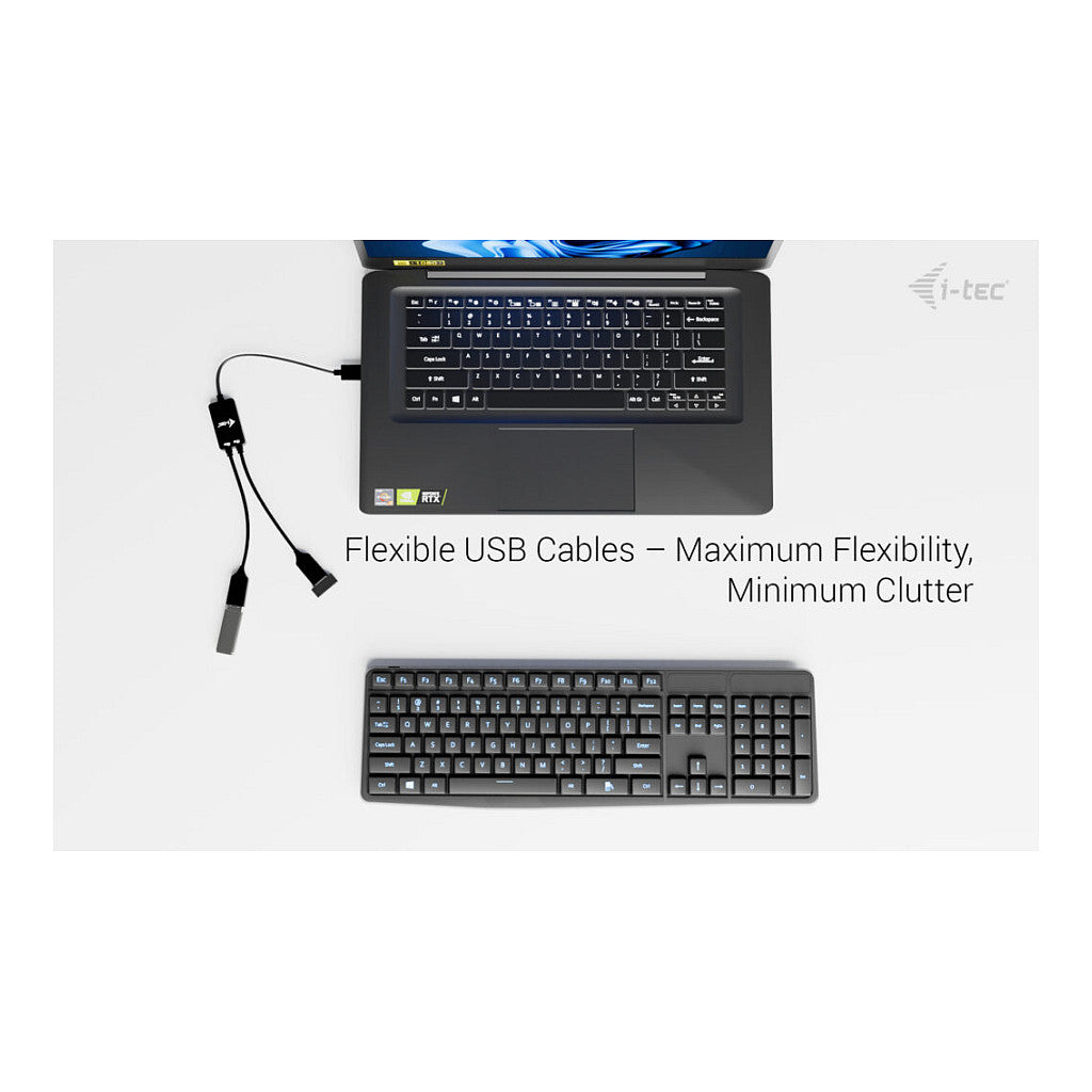 I-TEC USB-A Cable HUB 2 port 2x USB-A 3.2 Gen 1