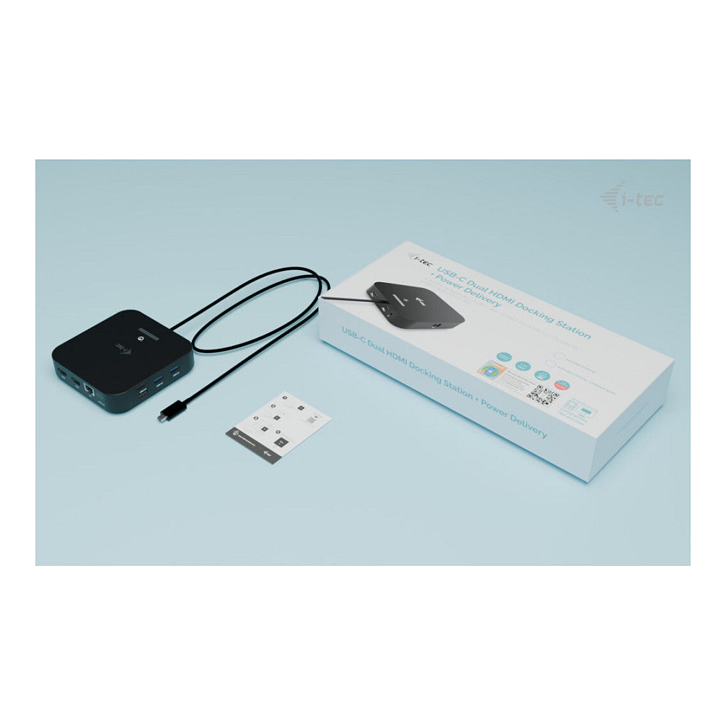 I-TEC USB-C Dual HDMI DS 2x HDMI 1x GLAN 2x USB-A 3.2 2x USB 2.0 1x USB-C Gen2 1x USB-C