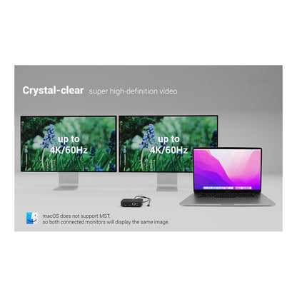 I-TEC USB-C Dual HDMI DS 2x HDMI 1x GLAN 2x USB-A 3.2 2x USB 2.0 1x USB-C Gen2 1x USB-C