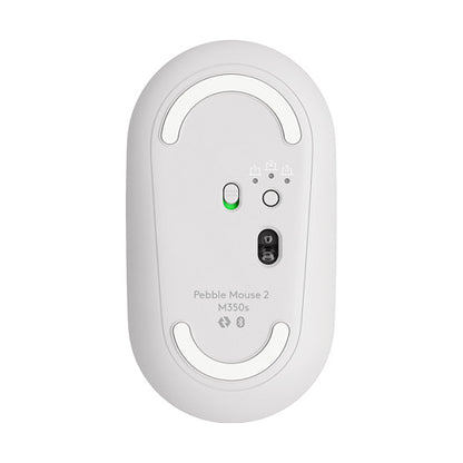 Logitech Pebble 2 Combo Set, Weiß, Kabellos, Deutsch, 920-012204