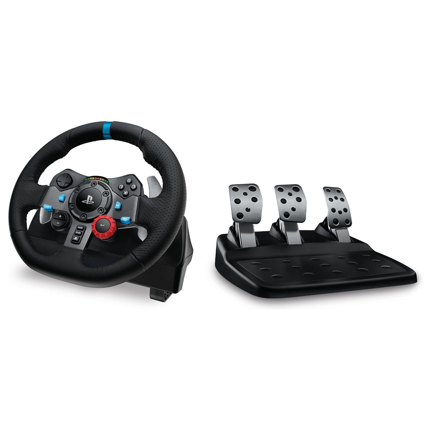 Logitech G29 EU + G435 Black Gaming Controller Aluminium Black USB Steering wheel + pedals + headset PC