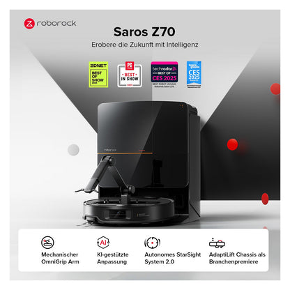 Roborock Saros Z70 Saugroboter, schwarz