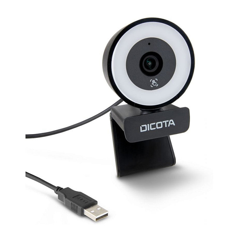 Dicota Webcam Ringlight 5MP black