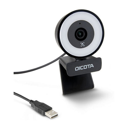 Dicota Webcam Ringlight 5MP black