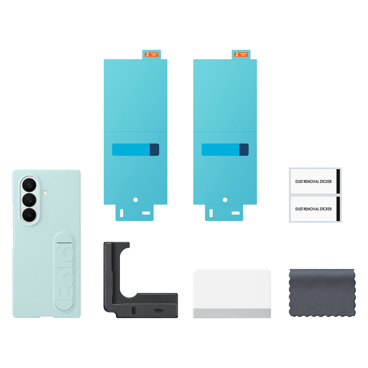 Samsung Silicone Case fr Galaxy Fold7 Light Cyan