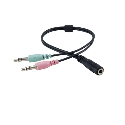 CONCEPTRONIC Headset Klinke Mikro,int.Bed.Stereo 2.0m sw