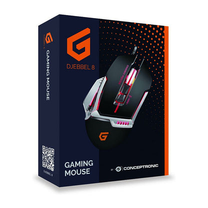 CONCEPTRONIC Gaming USB Maus, 4000 DPI, IC sensor,DJEBBEL02B
