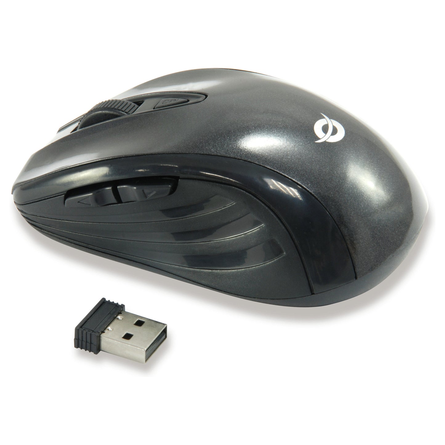 CONCEPTRONIC Optical Wireless 6-Tasten Travel USB Maus sw