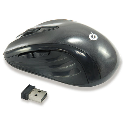 CONCEPTRONIC Optical Wireless 6-Tasten Travel USB Maus sw
