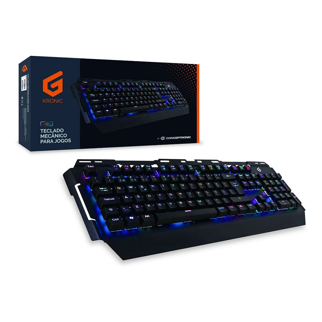 CONCEPTRONIC Gaming Tasta., RGB, PT, Blue Switche portugies.