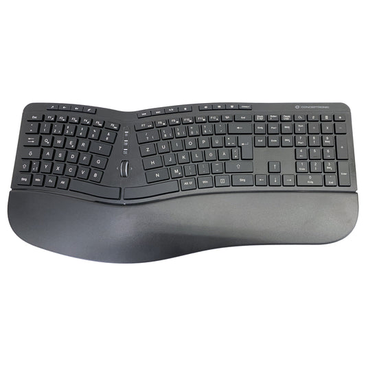 CONCEPTRONIC Wireless Keyboard+Mouse,ergo,Layout deutsch sw