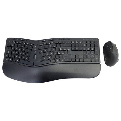 CONCEPTRONIC Wireless Keyboard+Mouse,ergo,Layout italien. sw
