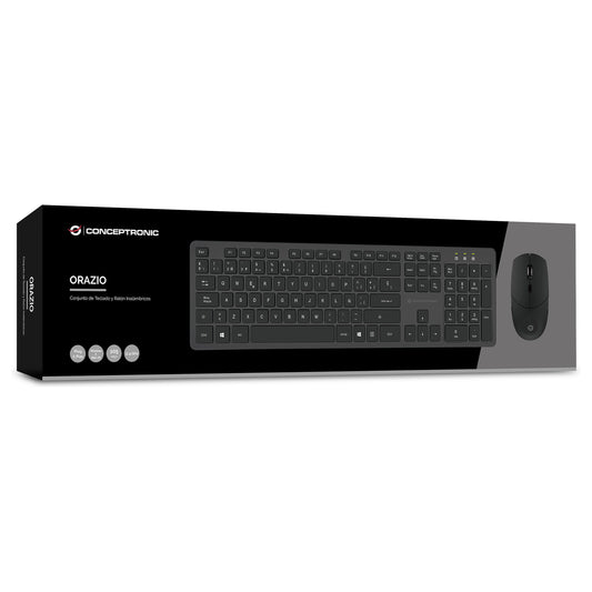CONCEPTRONIC Wireless Keyboard+Mouse,Layout spanisch sw
